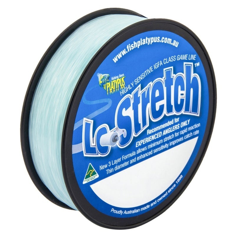 Platypus Lo Stretch Monofilament Fishing Line Blue 300m 10kg