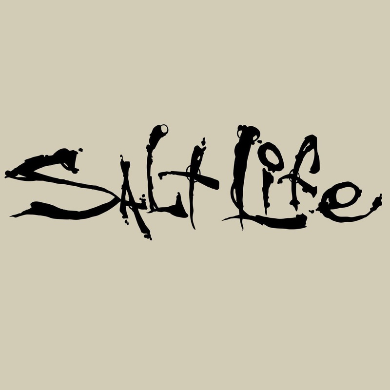 Salt Life Signature Decal Pink Medium 12″
