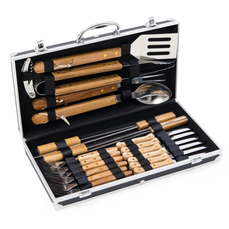 Campfire 22 Piece Barbeque Set STAINLESS