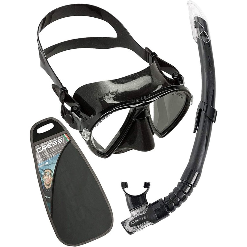 Cressi Ocean and Gamma Mask Snorkel Set Clear/Aquamarine
