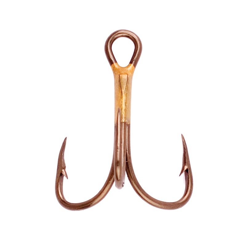 Eagle Claw 2X Treble Hook Bronze 5 18