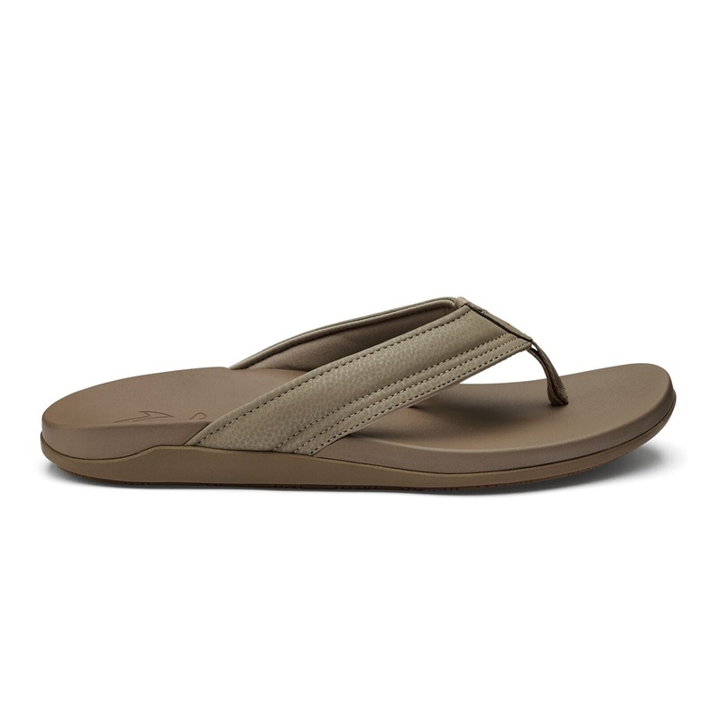 OluKai Mens Maha Sandals-Clay/Clay 9