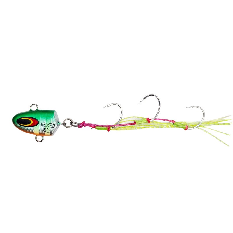 Vexed Bottom Meat Slow Pitch Tuned 150g Lure Chartreuse Flash Glow