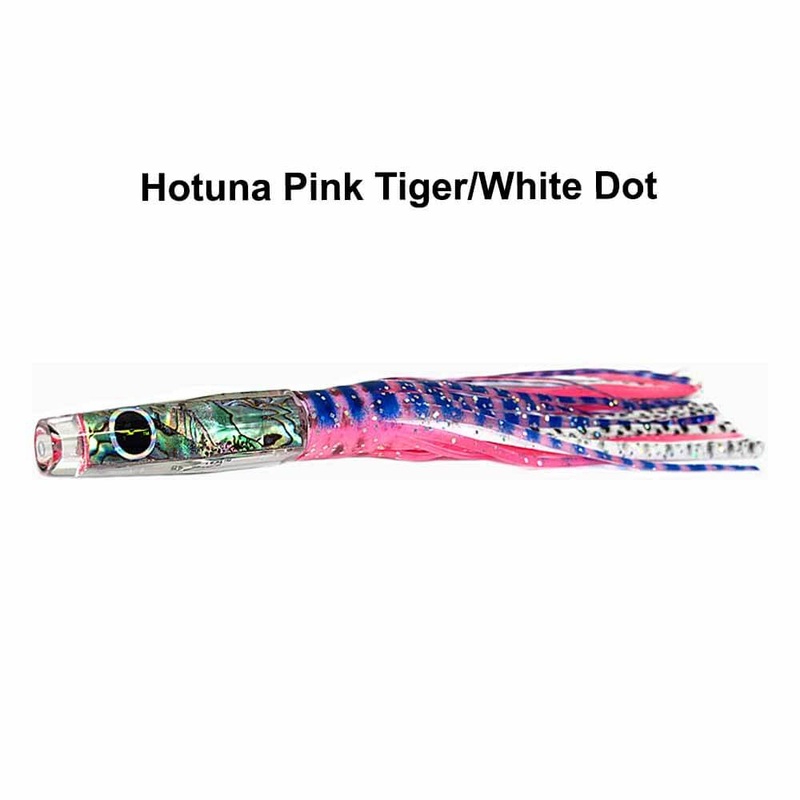 Black Bart Hotuna Trolling Lure BLACK DOT/PURPLE BLUE DOT