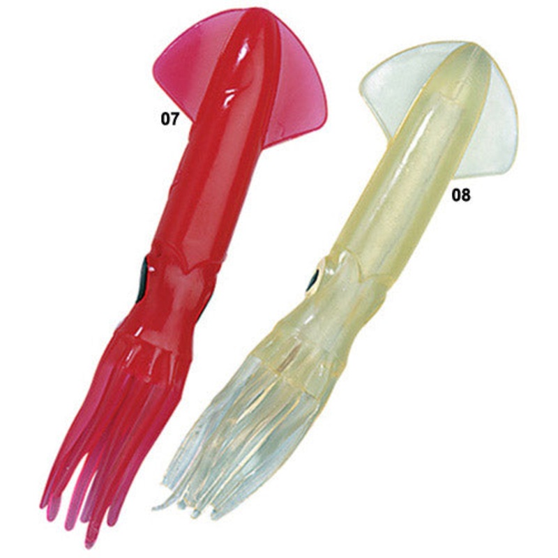 Boone Unrigged 6″ Squid AMBER 6IN