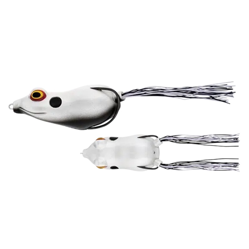 Daiwa Steez Bull Frog Lure White Black