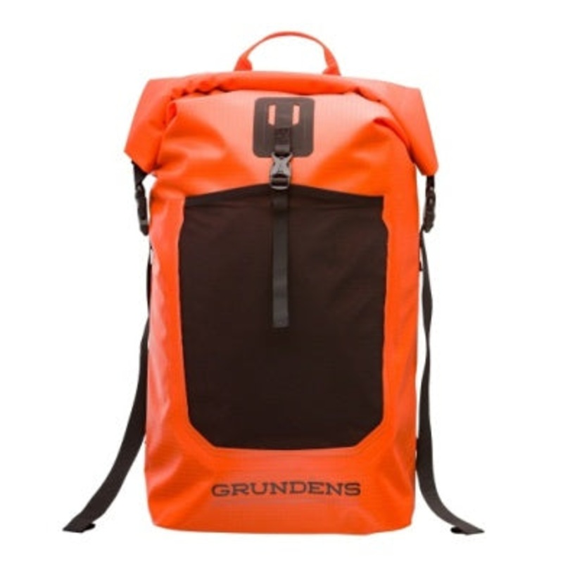 Grunden Bootlegger Roll Top Backpack 30L Red Orange