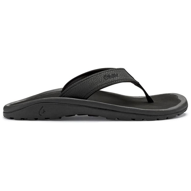 Olukai Ohana Thong Mens Black US9 Black