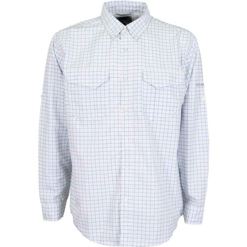 AFTCO Vertex Tech Long Sleeve Magnum Blue Small