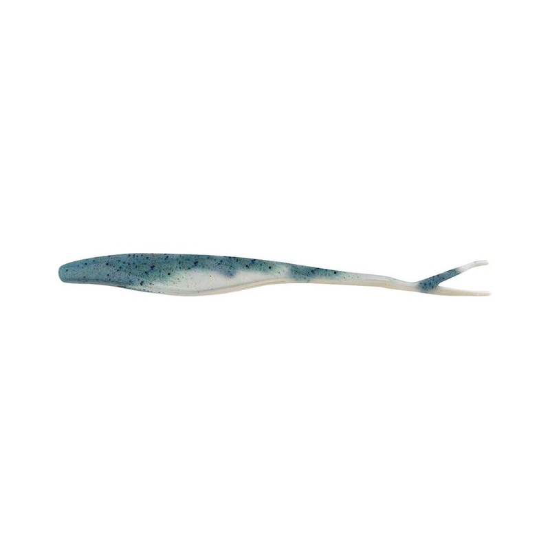 Berkley Gulp Alive Jerk Shad 5 Inch Clearance Blue Pepper Neon