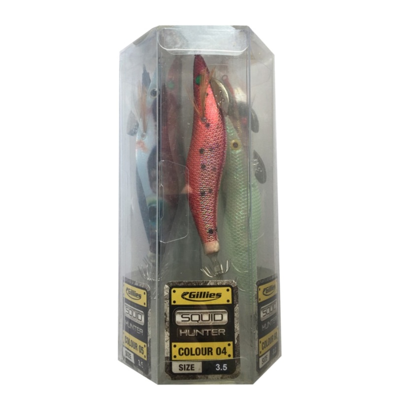 Gillies Squid Hunter Squid Jigs 6 Pack 3.0 MIXED