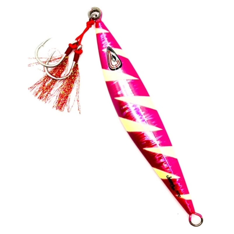 Johnny Jigs Flat Back Slow Pitch Jig Blue/Pink 130 g