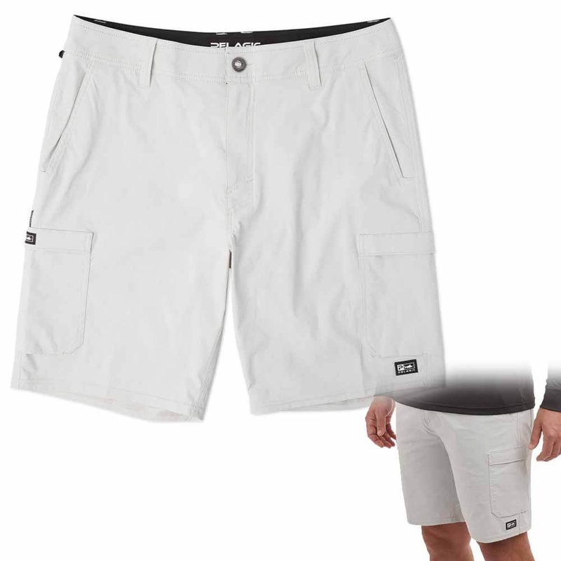 Pelagic Madeira Cargo Solid Light Gray Short 32