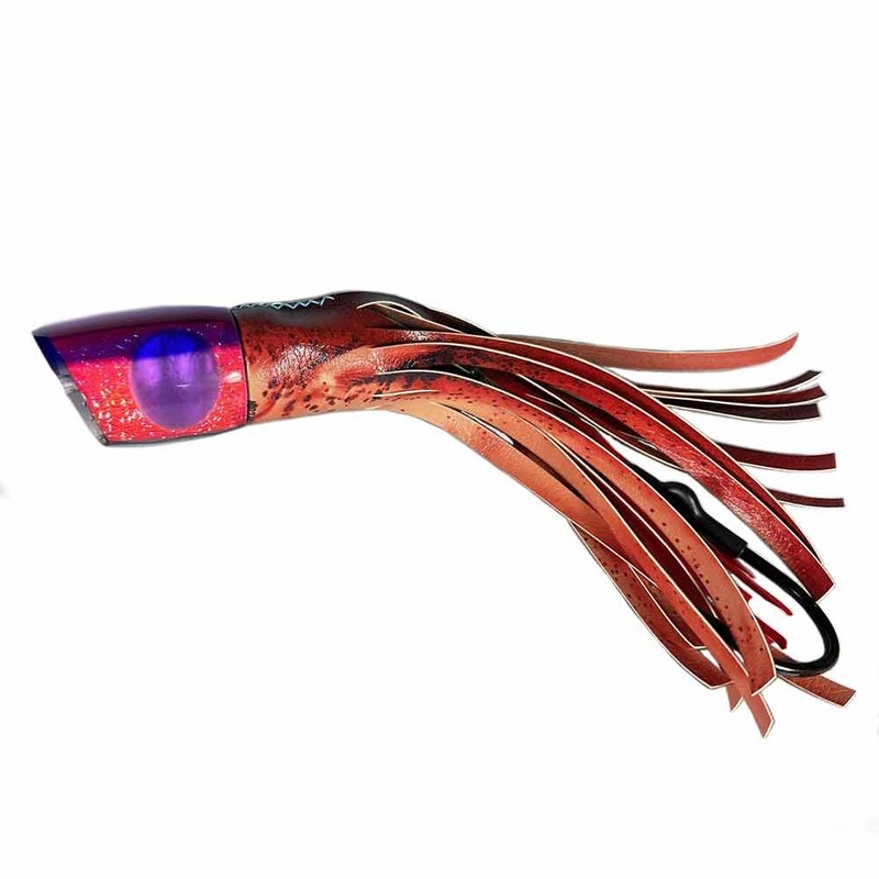 Pink Eyes Red Mahi Skirt XL Bacchanal “A La Vive” Lures