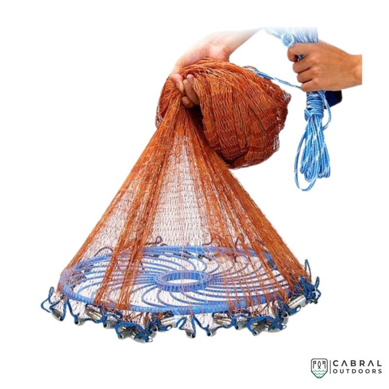 Ring Cast Net | Size: 8ft-12ft 8ft Nylon