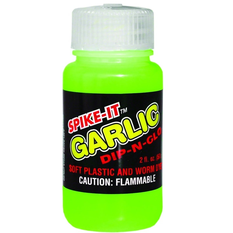 Spike It Dip N Glo Coloured Dye Lure Scent Garlic Chartreuse