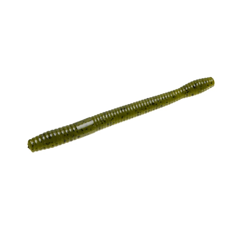 Zoom Bait 5″ Magnum Finesse Worm Black 10 Pack