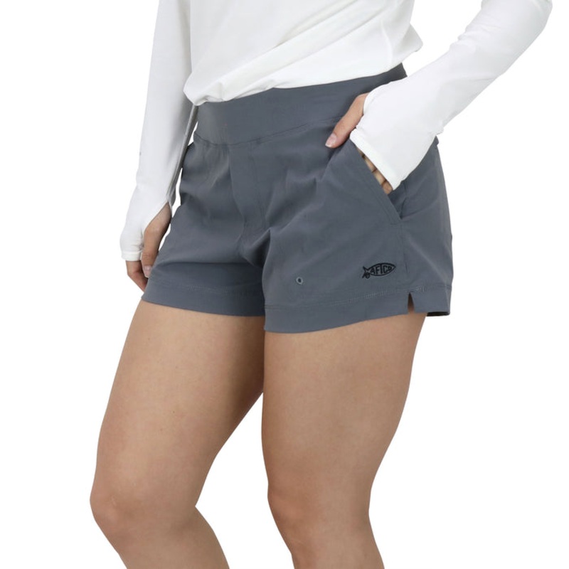 AFTCO Women’s Field Shorts Charcoal Large
