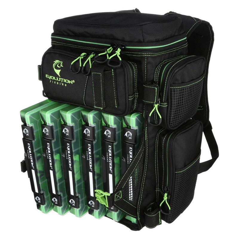 Evolution Fishing Drift Series 3600 Tackle Backback Green