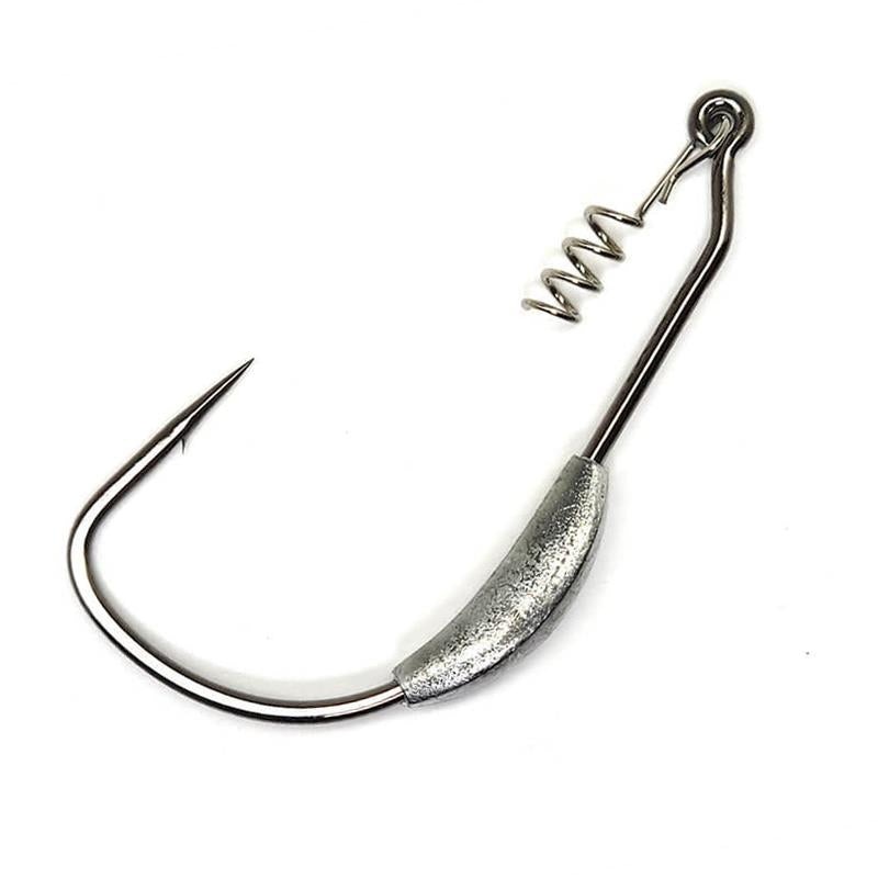 Gamakatsu Superline Weighted Spring Lock Hook 1/4oz 5/0 Hook 4pk