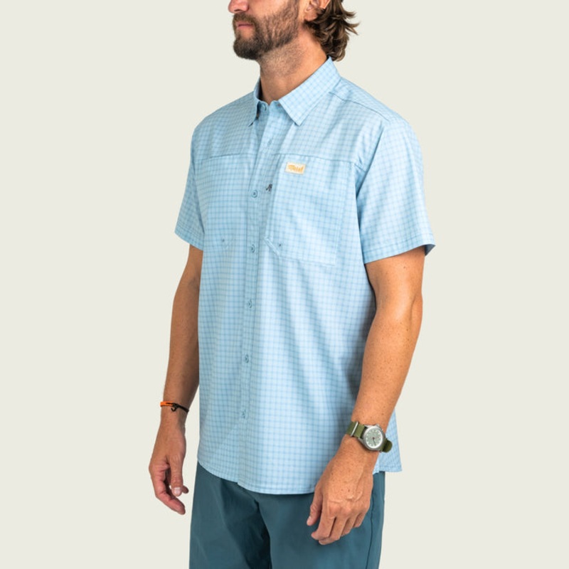 Marsh Wear Lenswood Hagood Shortsleeve Shirt Cloud Small