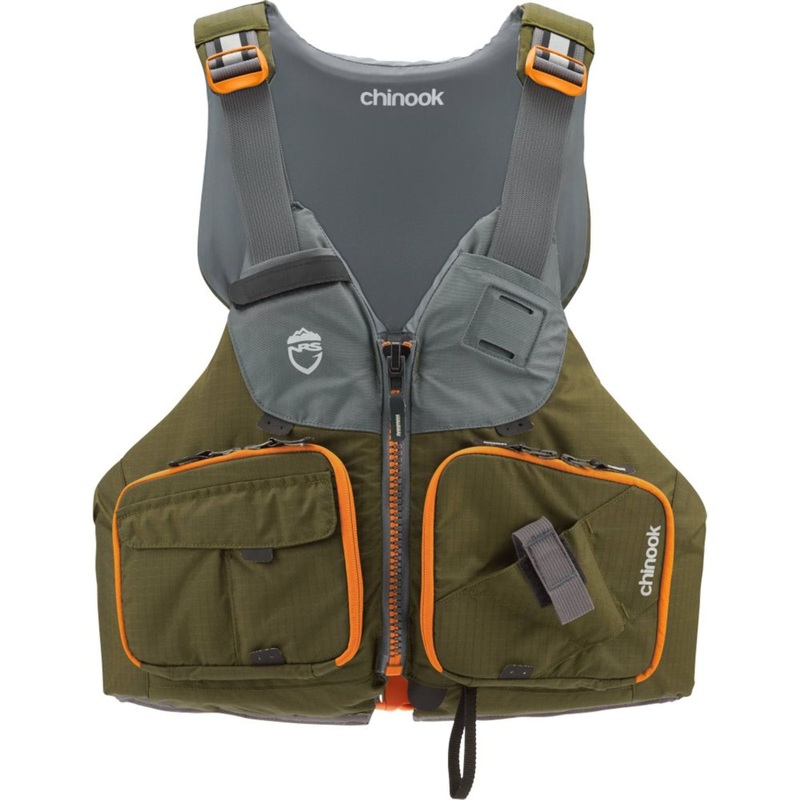 NRS 2023 Chinook Fishing PFD Bark XS/M