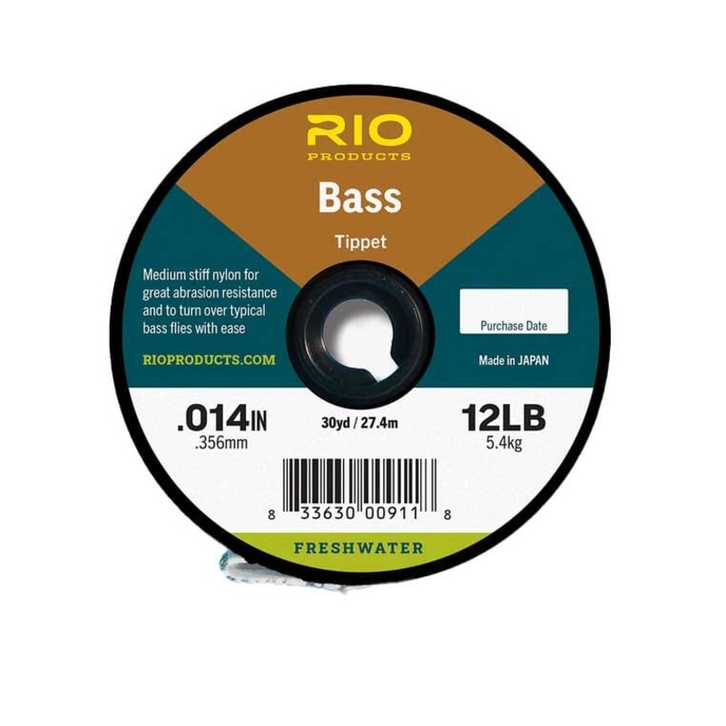 Rio Bass Tippet 8lb 30yds