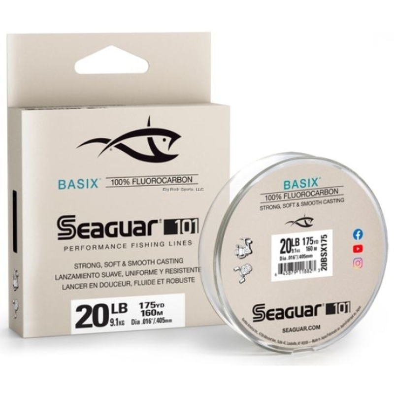 Seaguar Basix 100% Fluorocarbon Line 4lb 200yd