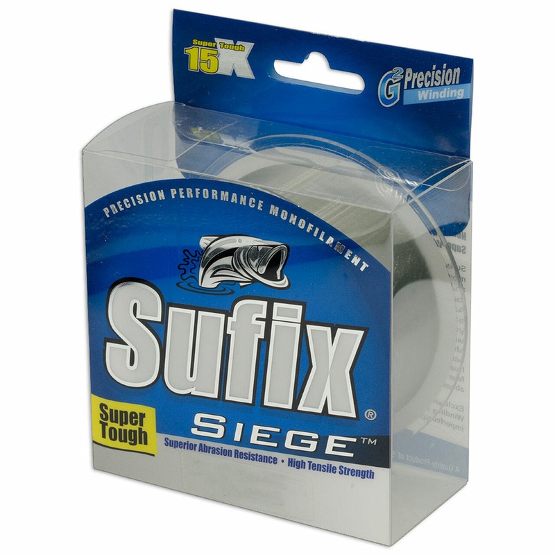 Sufix Siege G2 Premium Lo-Vis Green Monofilament Fishing Line 11lb