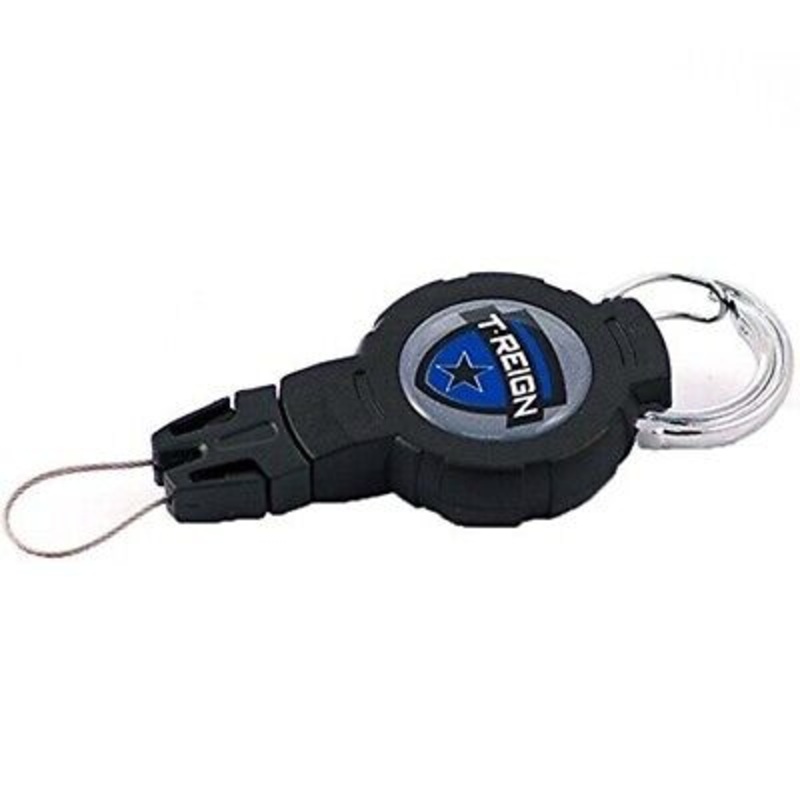 T-Reign Retractable Gear Tether Medium With Top Clip