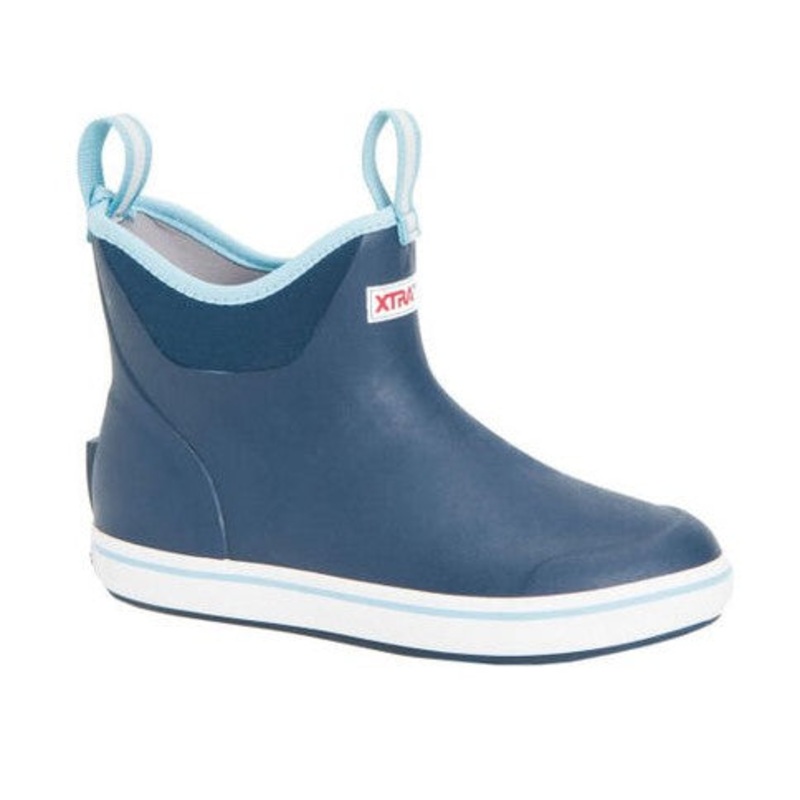 XtraTuf Women’s Ankle Deck Boot – Navy 5