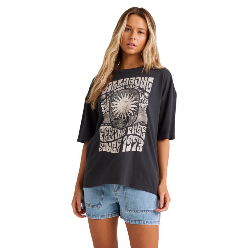 Billabong You Are Invited T-Shirt L/12 OFF BLACK
