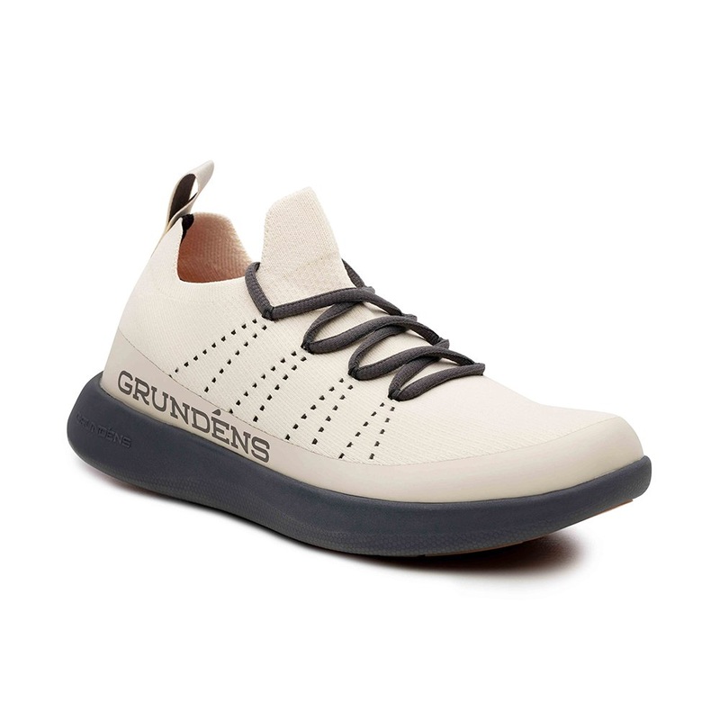 Grundens SeaKnit Boat Shoe Fog M 8