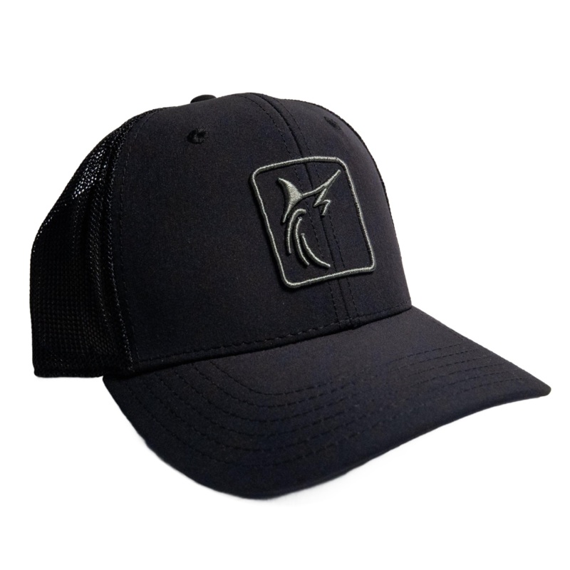 Oceans East 3D Marlin Hat BLACK