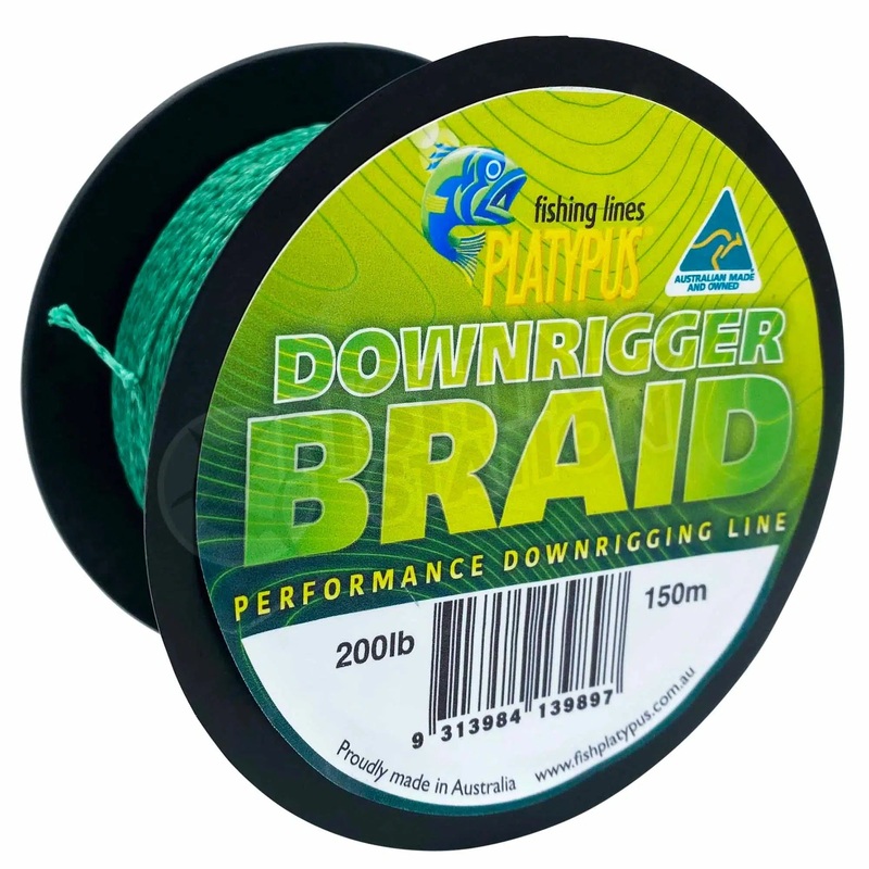 Platypus Downrigger Braid 200lb – 150m Green
