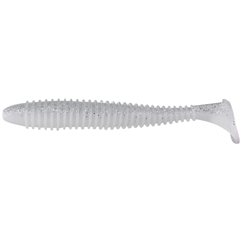 Spotsticker Soft Swimbait White Ice 3.8
