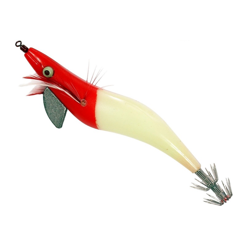 Sure Catch Lumo Squid Jig Redhead 3.0