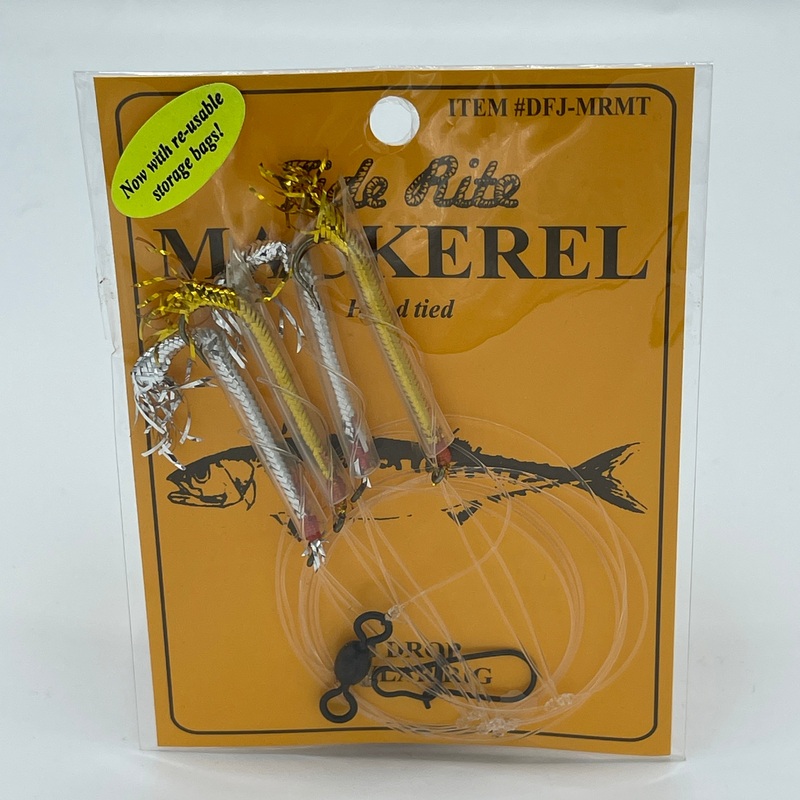Tide Rite DFJ-MRMT Mackerel 4 Drop Mylar Rig 4 Drop Various Colors