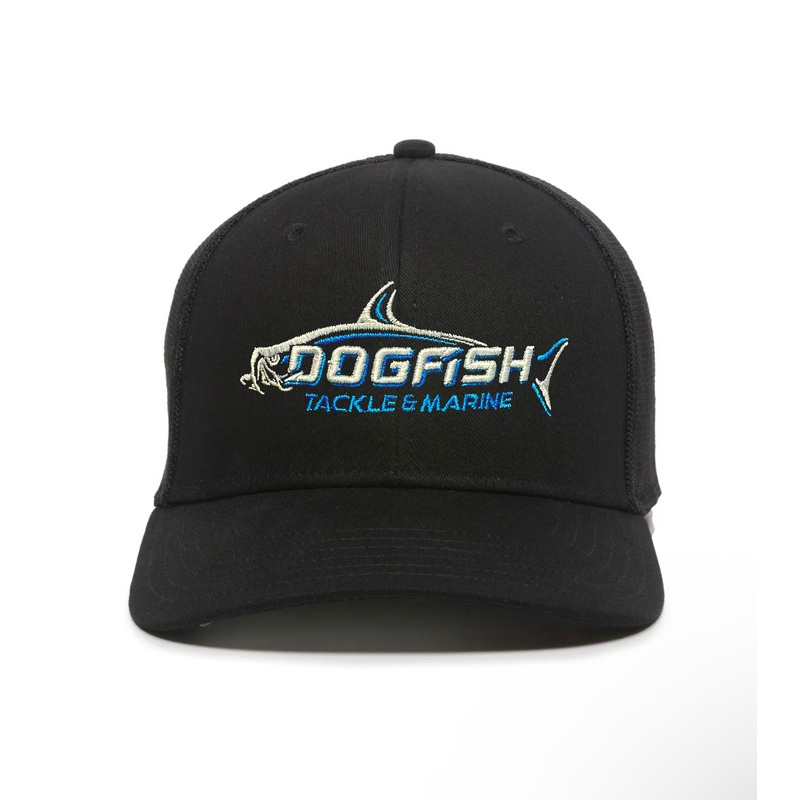 Dogfish Tackle & Marine Logo Mesh Back Hat O/S Olive