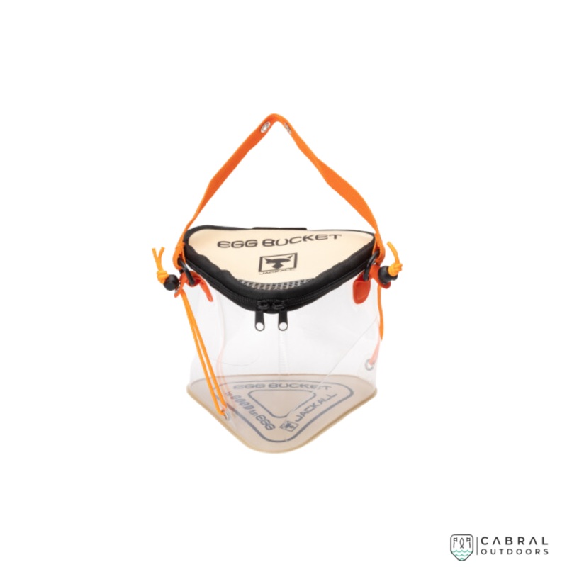 Jackall Sankaku Egg Bucket Mini | Beige orange