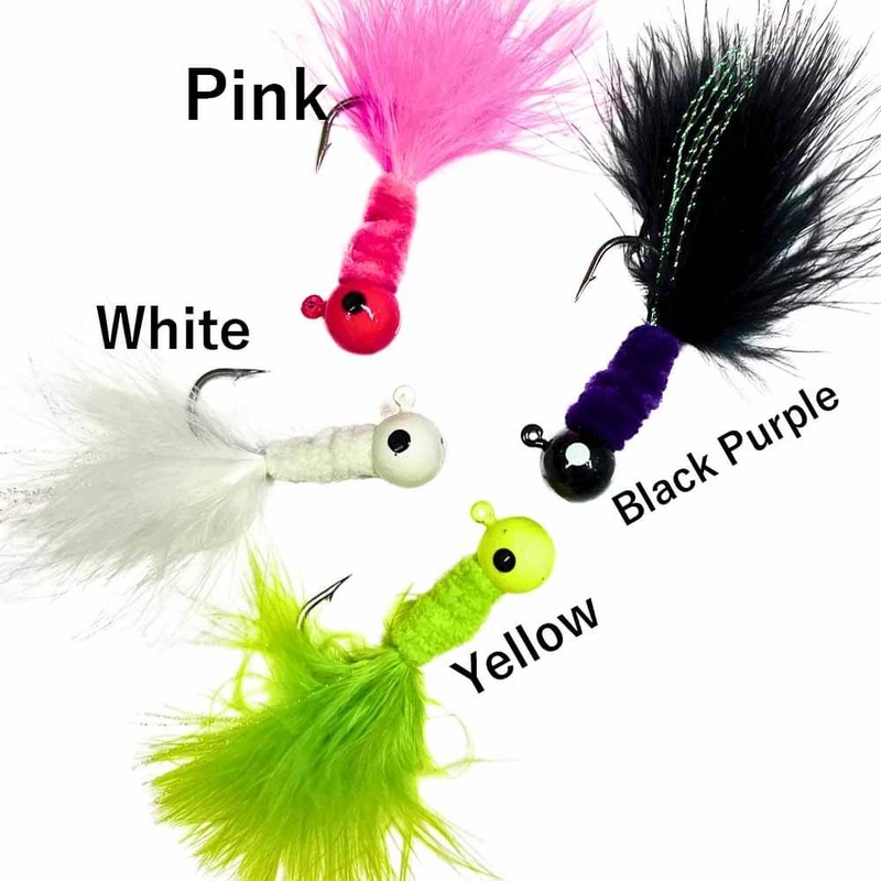 JYG Pro 1/2OZ Crappie Jig BLACK/PURPLE