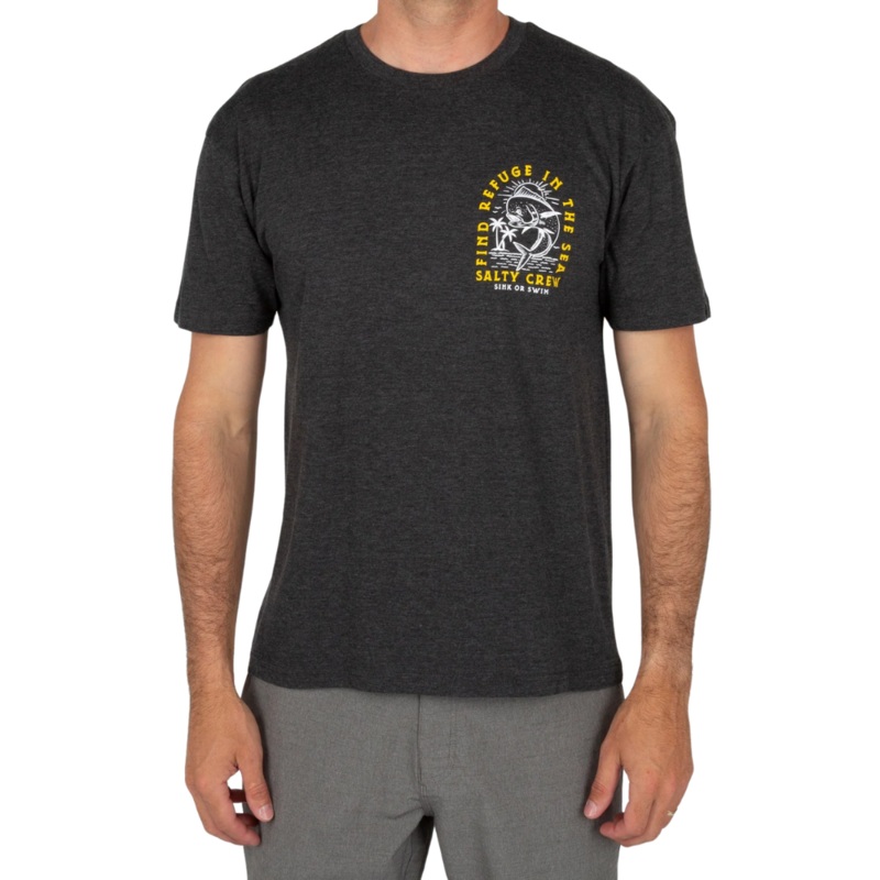 Salty Crew Dancin Dodo Premium S/S Tee S CHARCOAL HEATHER