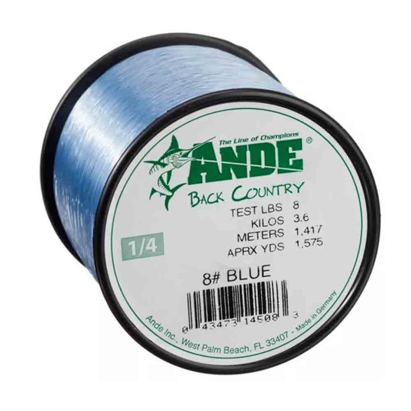 Ande 1/4lb Spool Premium Backcountry Monofilament Line 10LB