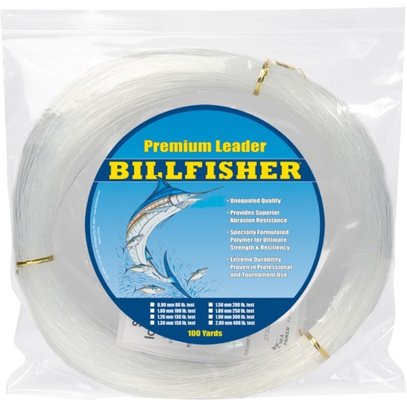 Billfisher Mono Leader Coil 100yd 100lb 1.00mm