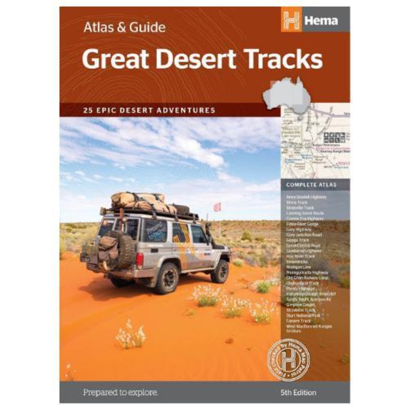 Hema Great Desert Tracks Atlas and Guide