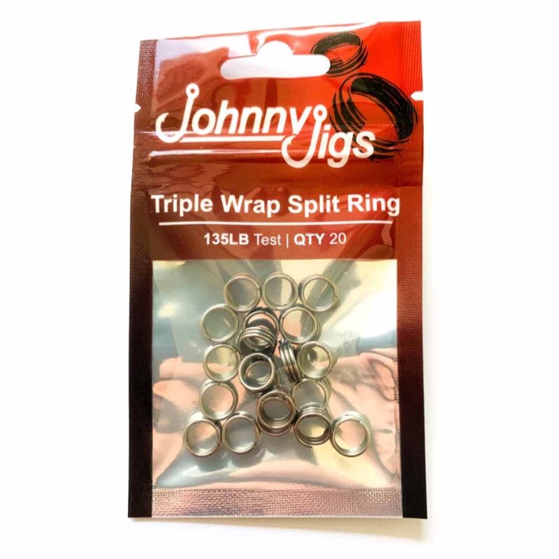 Johnny Jigs Triple Wrap Split Rings 20Pk 4