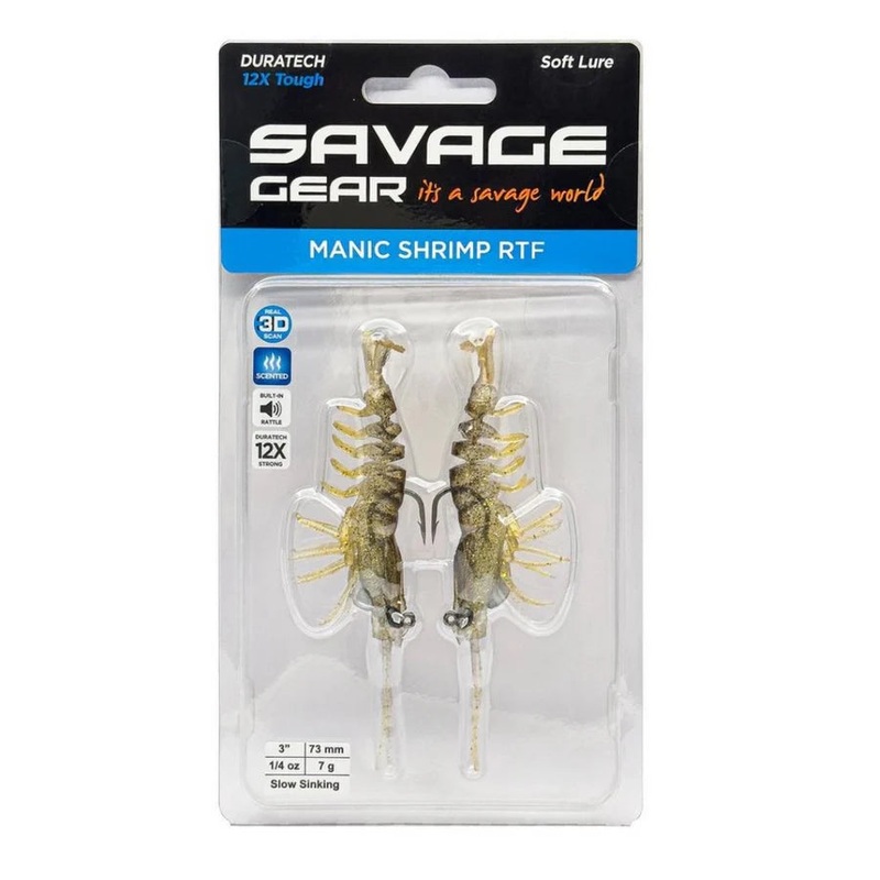 SAVAGE GEAR Manic Shrimp RTF New Penny 3″ 2