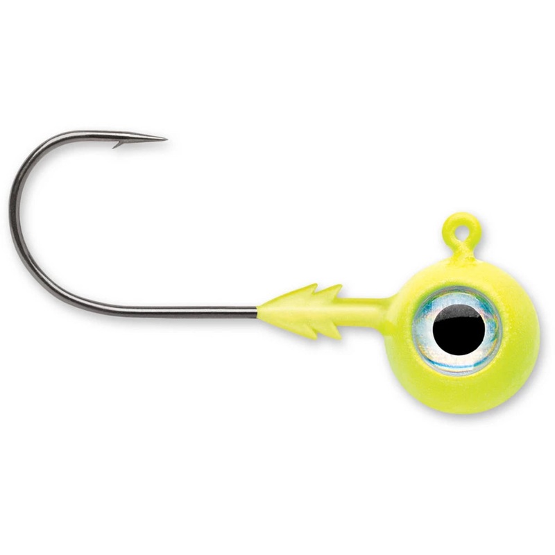 VMC Tungsten Moon Eye Jig 1/16oz Chartreuse