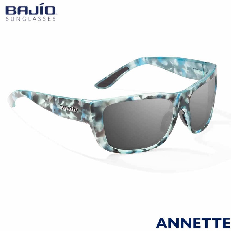 Bajio Annette Sunglasses BLUE RAY GLOSS GRAY GLASS