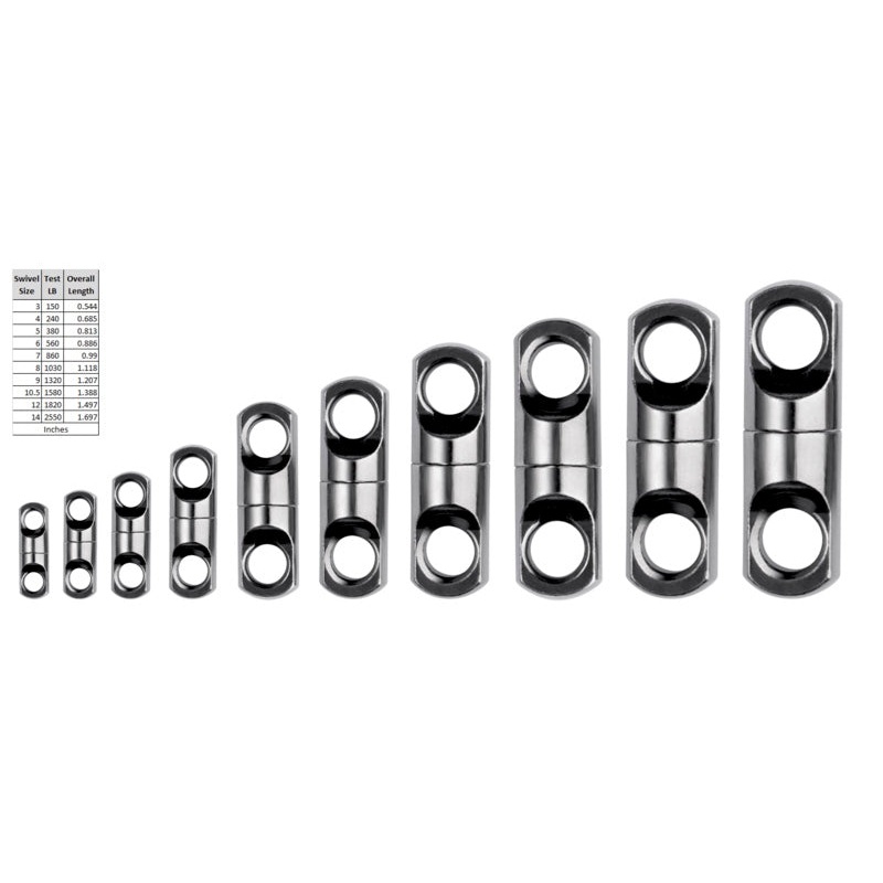Spro Heavy Wind On Swivels 5pk Size 3 (150lb)
